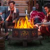 35 Inch Octagonal Fire Pit,Outdoor Fire Pit,Wood Burning Firepit,Bonfire Fire Pit,Firepits for Outside,Camping, Backyard, Patio 6