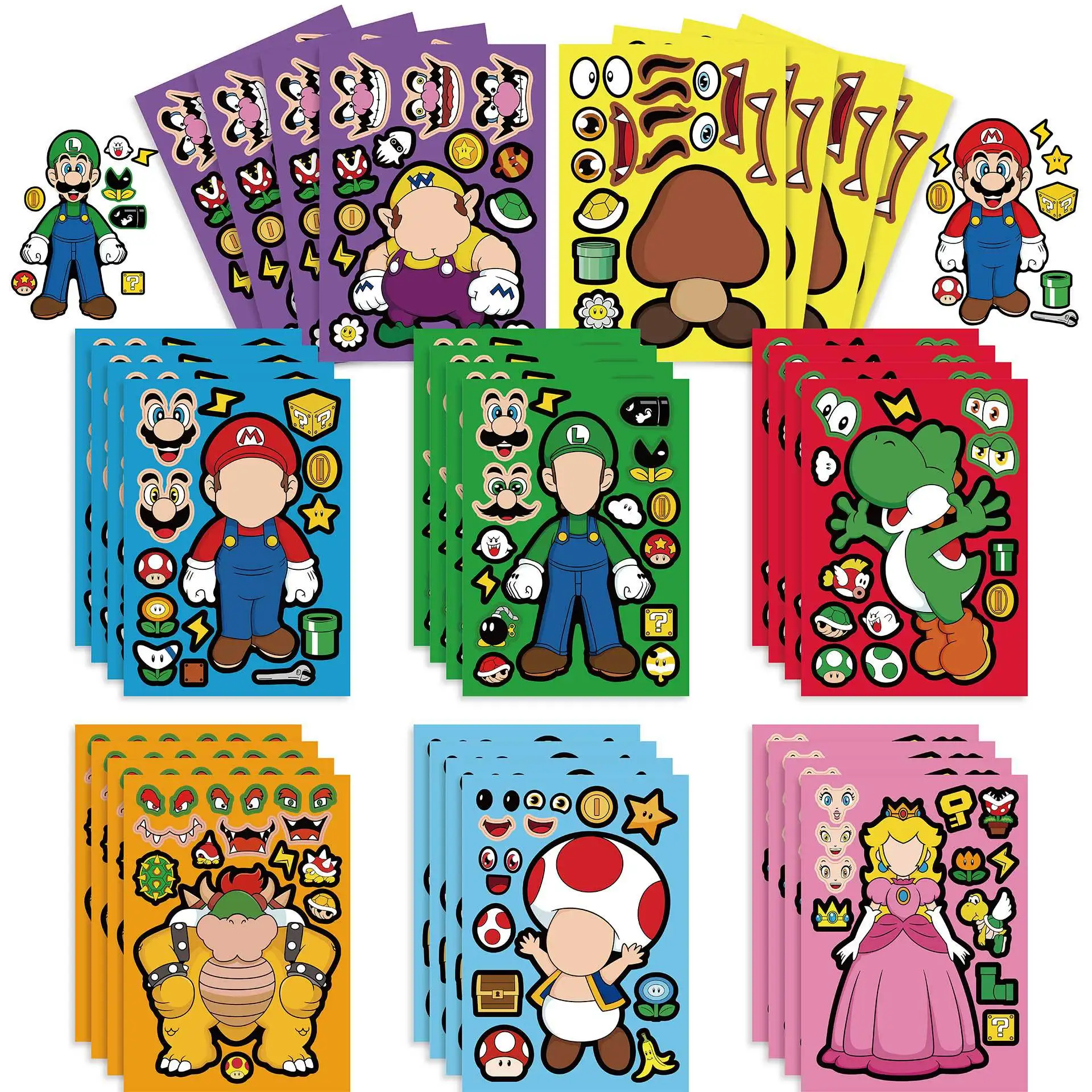 Autocollants Sticker Super Mario Bros