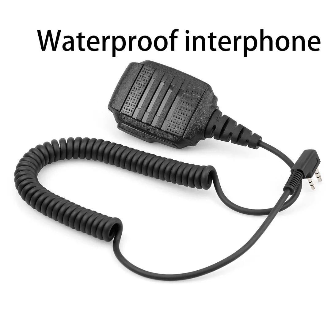 

1pc Shoulder Speaker Microphone For Kenwood IP54 Waterproof Bi-Directional Wireless Walkie Talkie For Retevis For Baofeng