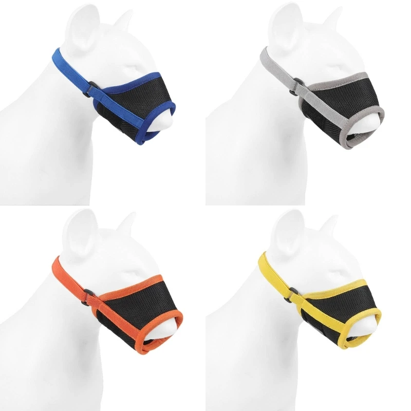 Dog Mouth Guard for English American Bulldog Secure Anti Biting Adjustable Strap Anti Chewing