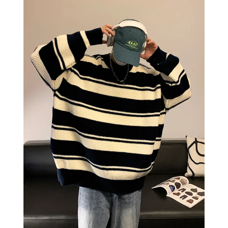 do pescoço inverno oversized coreano unisex malha pullovers M-5XL