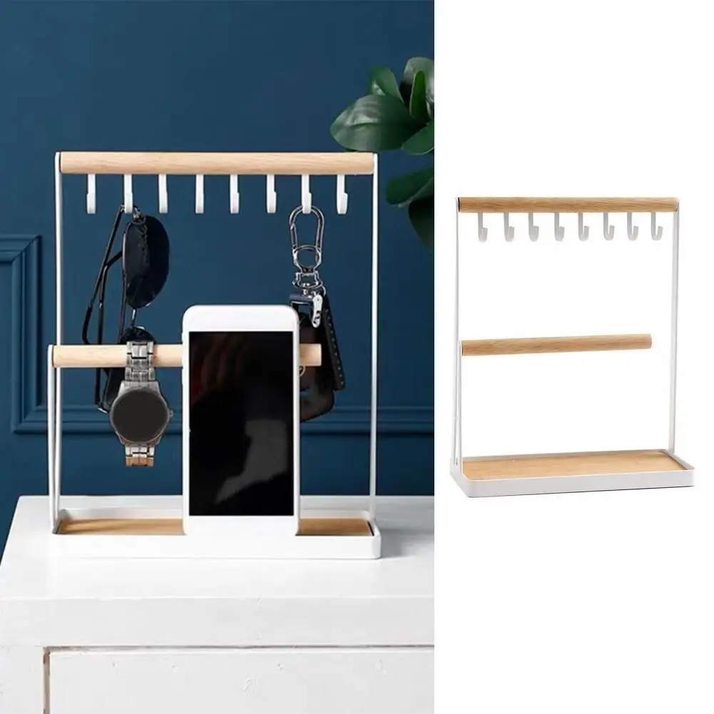 

Держатель для ювелирных изделий с защитой от ржавчины, вместительный стильный органайзер для ювелирных изделий, демонстрационная подставка для браслетов, ожерелий, часов, серег