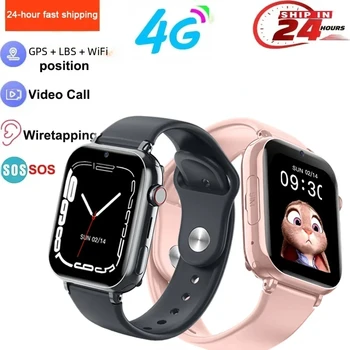 New 4G Smart Watch Kids GPS WIFI Video Call SOS Waterproof Child Smartwatch Camera Monitor Tracker Location Phone Watch Girls