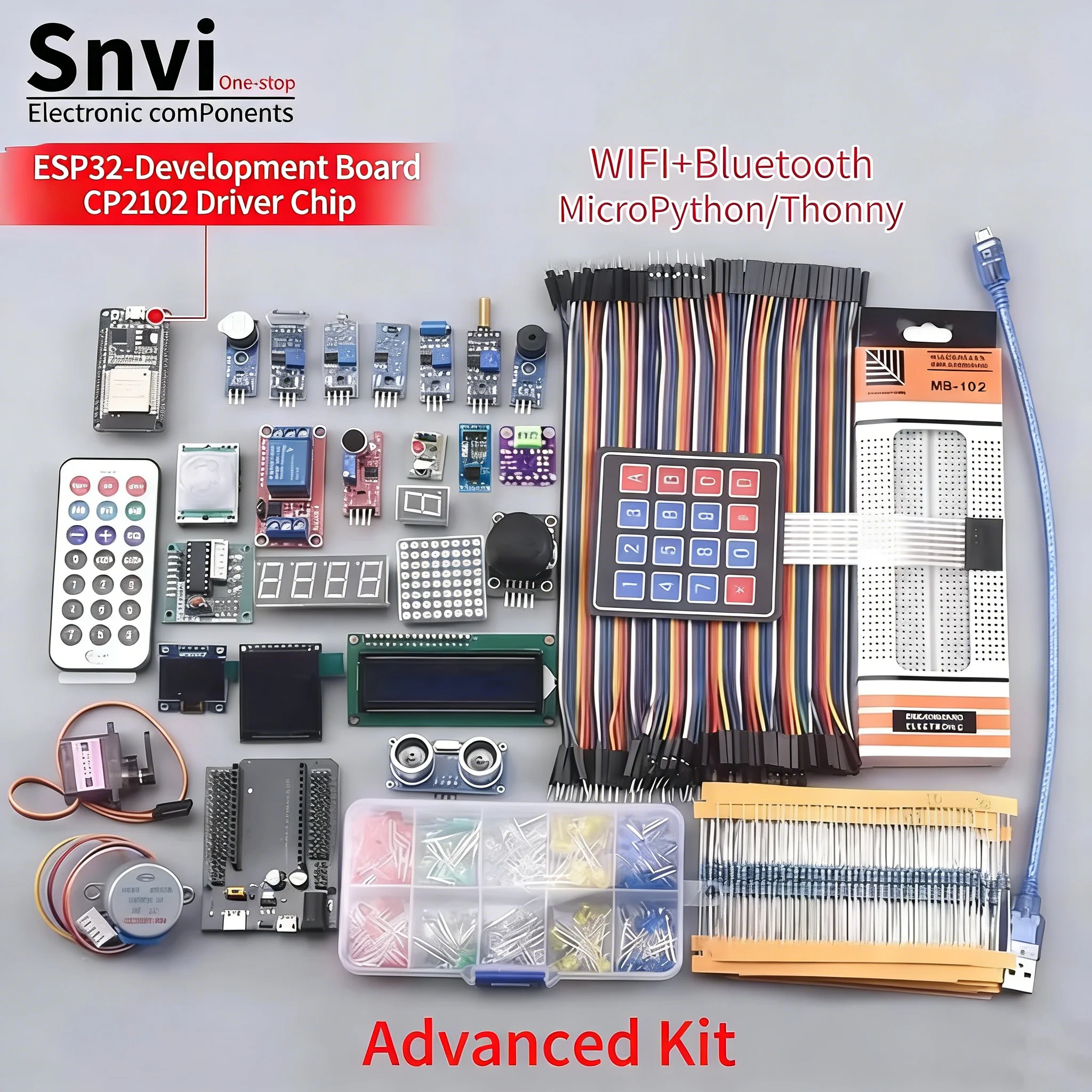 ตัวเลือกสินค้า ชุดเริ่มต้นพัฒนา IoT บอร์ด ESP32 WiFi Bluetooth