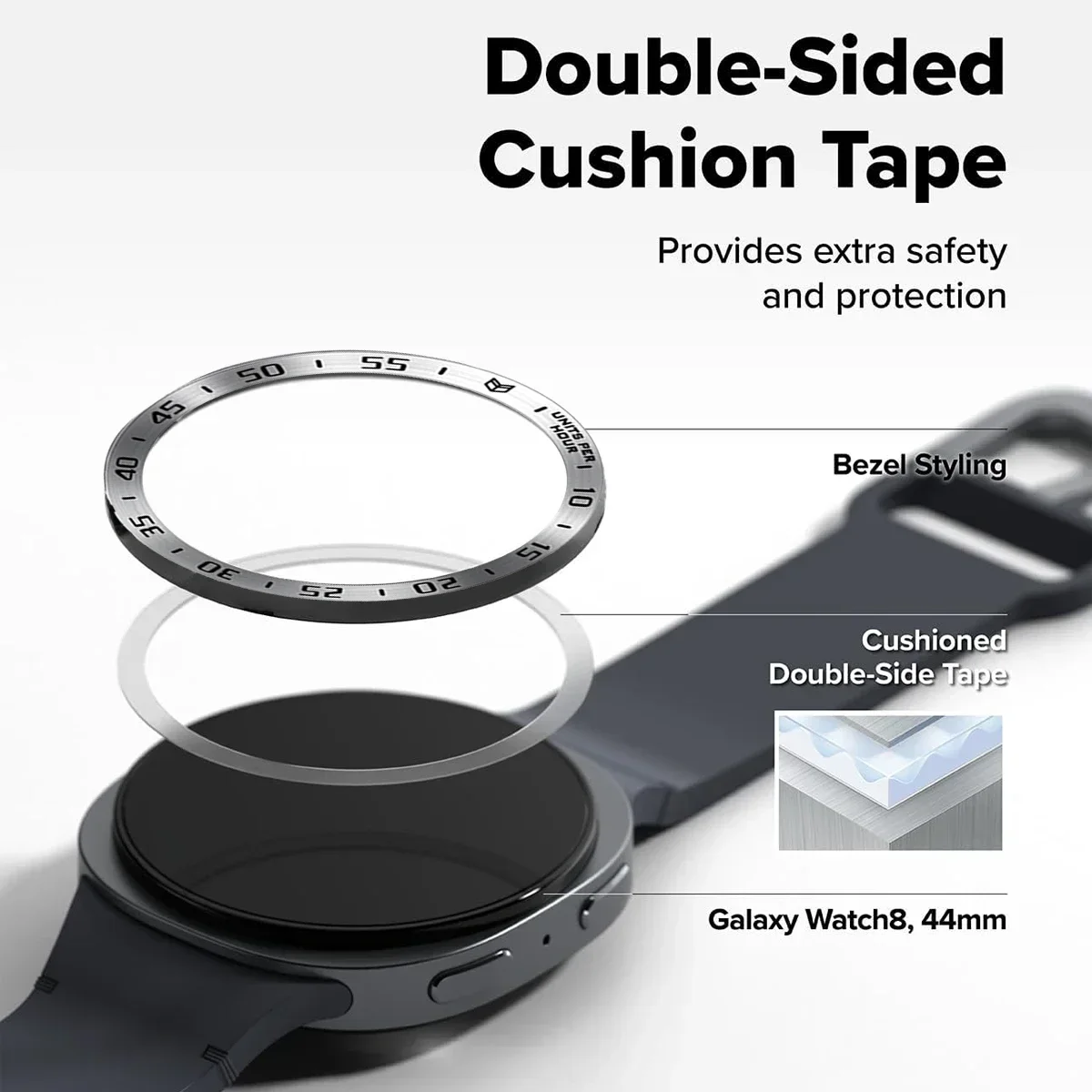 Premium Metal Bezel Time Speed Scale Protective Ring