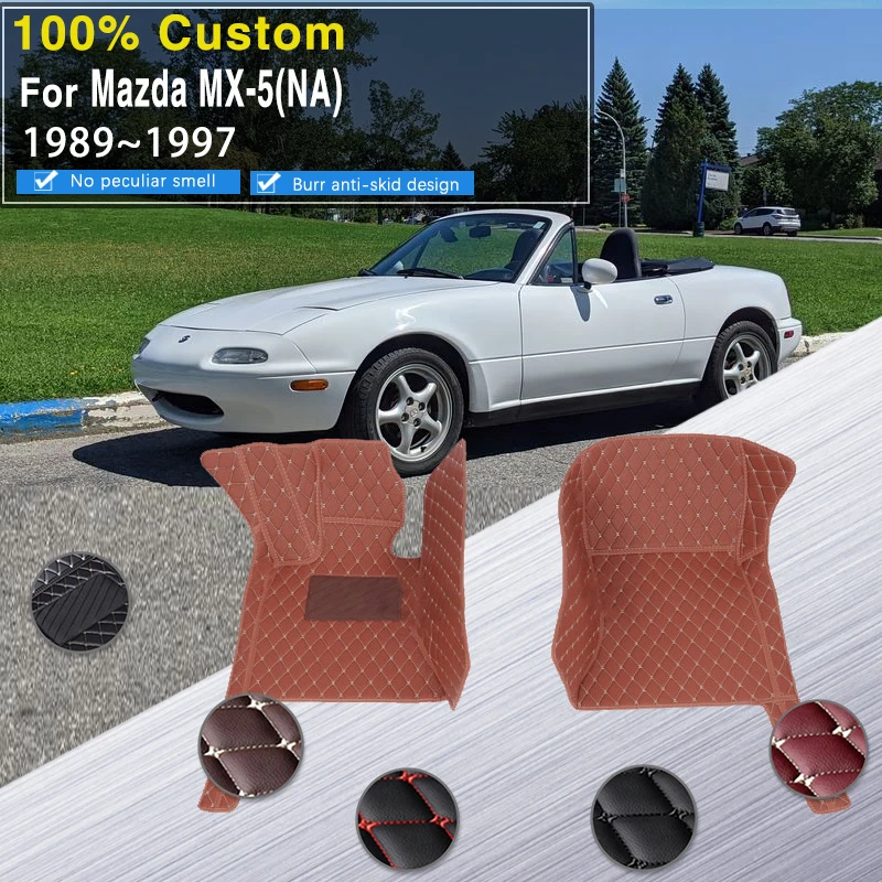 Car Floor Mats For Mazda Mx5 Miata Eunos Roadster Na 19891997 2seat