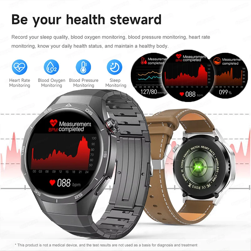 2025 Original WATCH GT5 Pro Smart Bracelet Men Women Full Touch Screen NFC GPS Bluetooth call Sport Fitness SmartWatch New
