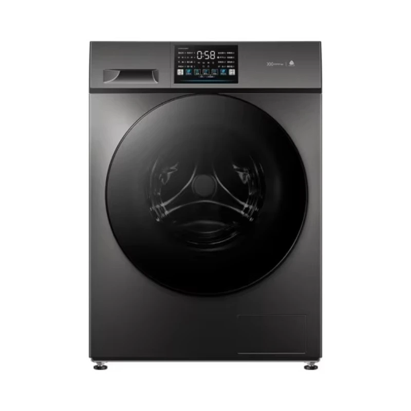 Fully Automatic 10kg Front-Load Washing Machine Intelligent Frequency Conversion Electric Plastic Design 1
