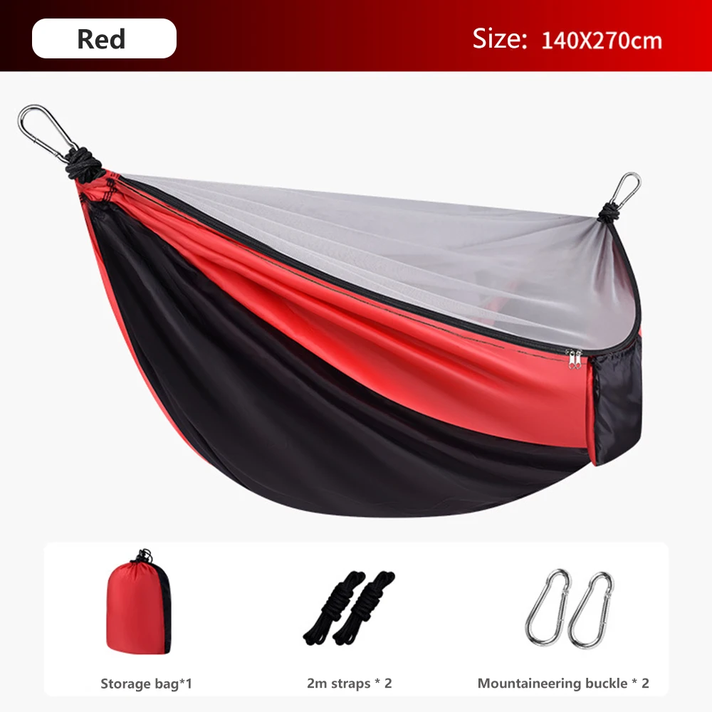 Red with curtain