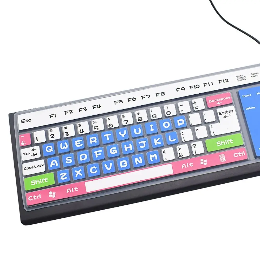 Universal Desktop Keyboard Protective Film - Full Coverage Dustproof Keypad Skin