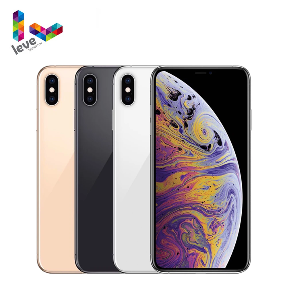 

Разблокированный мобильный телефон Apple iPhone XS, б/у, экран 5,8 дюйма, 4 Гб ОЗУ 64 Гб/256 Гб ПЗУ, шестиядерный процессор A12, iOS, телефон с распознаванием лица, 4G LTE