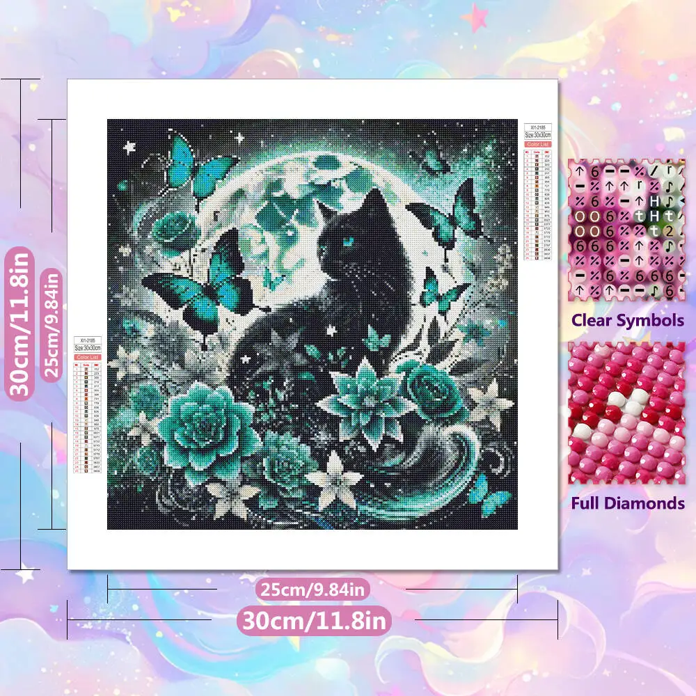 EverShine Diamond Painting Cat 2