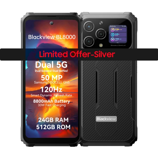 BLACKVIEW BL8000 📲 Rugged smartphone, better than most (what a spec!) 