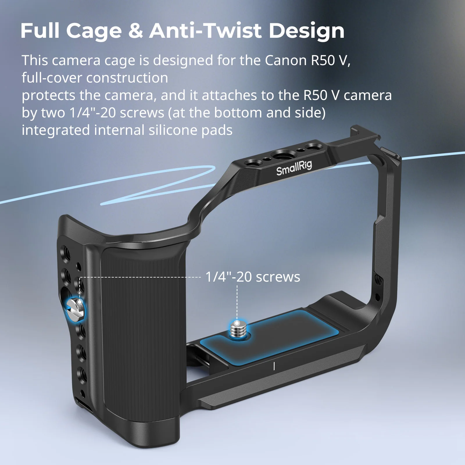 Battery Grip NICEYRIG R5 R5 C R6 Cage Kit For Canon Mirrorless