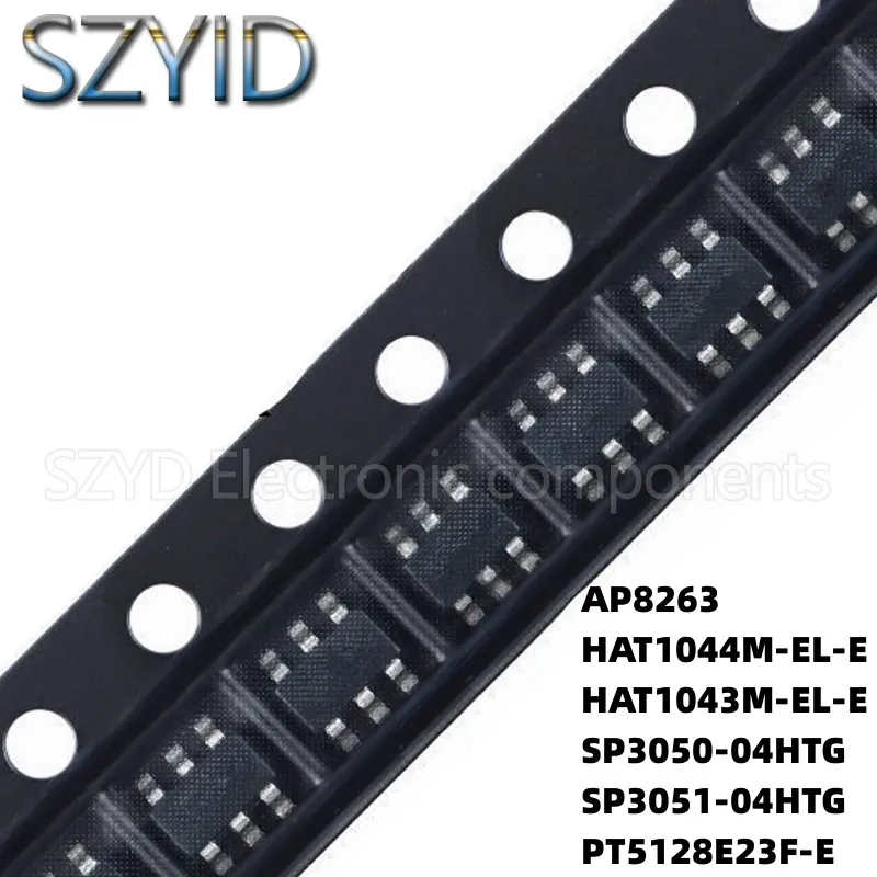 

100PCS Φ AP8263 SOT23-6 HAT1044M-EL-E HAT1043M-EL-E SP3050-04HTG