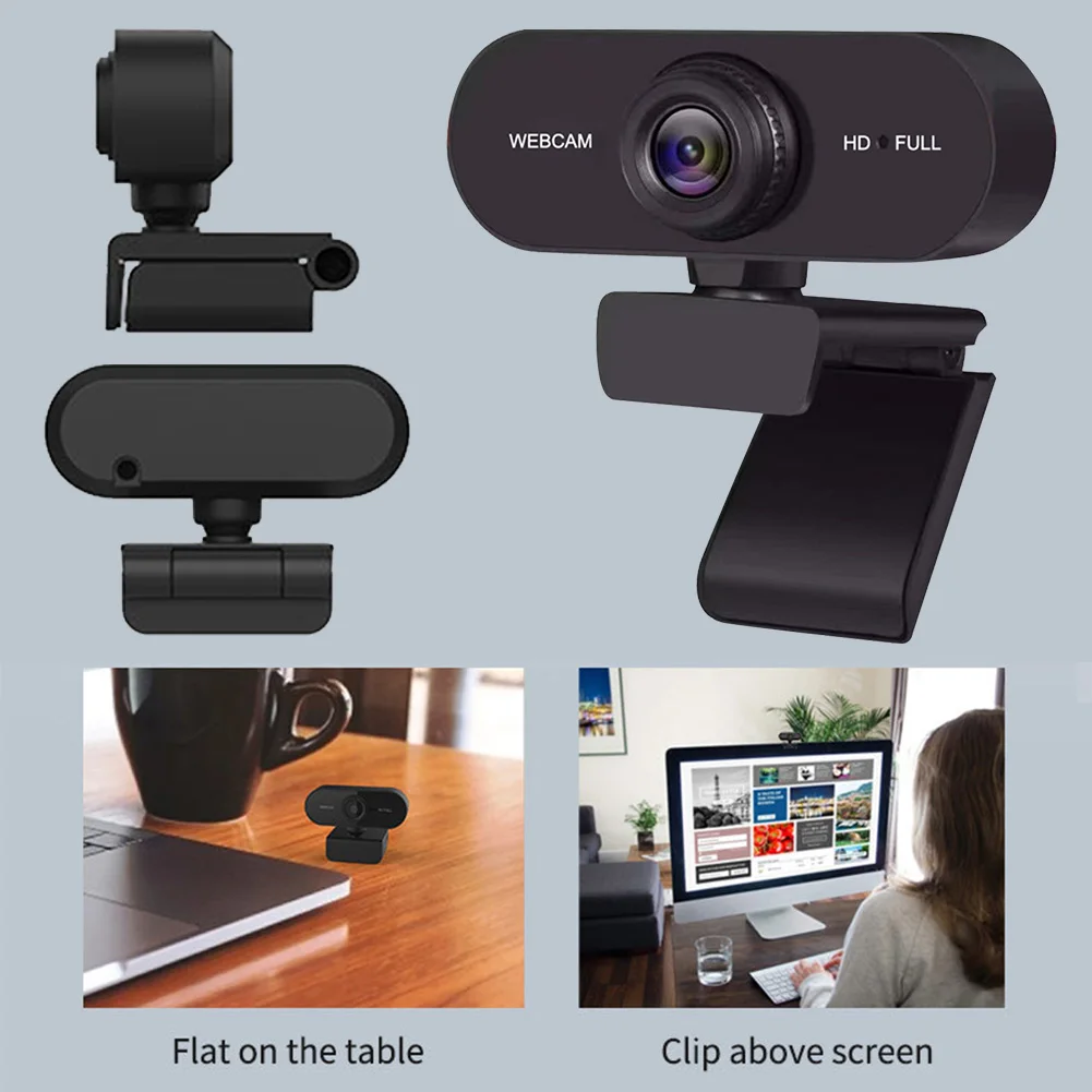 HD 1080P/2K Web Camera USB Camera Built In Microphone USB Network Web Autofocus Business Webcam for PC Laptop