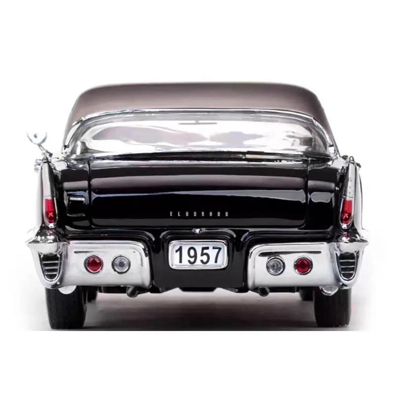 Diecast Eldorado Brougham 합금 자동차 모델, 클래식 향수 장식, 성인 취미 컬렉션 선물 디스플레이, 1:18 체중계 1957