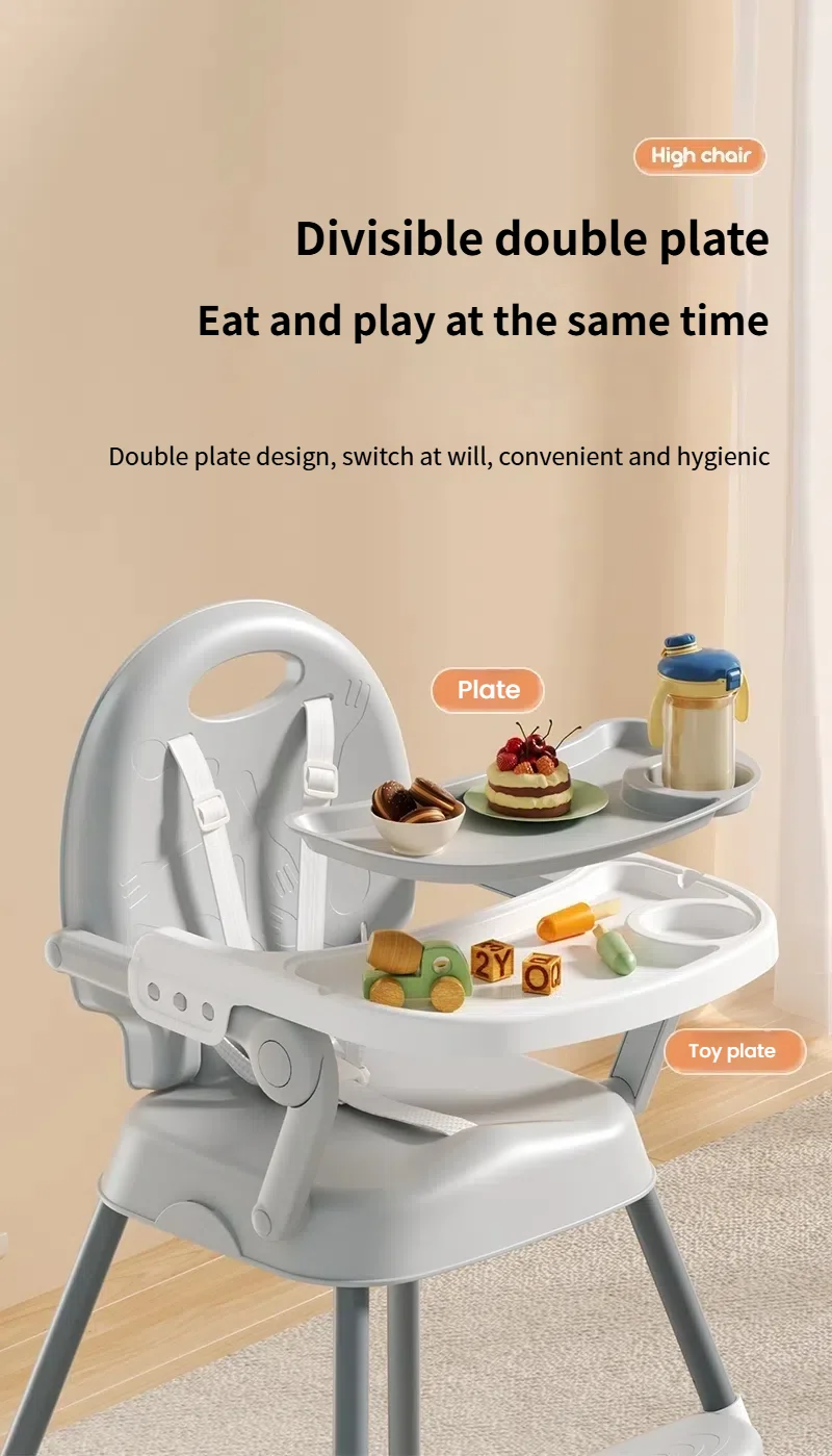 Baby High Chair Baby Dining Chair Mother Kids Newborn Items High for Babies Care Equipment Mother-Kids Portable