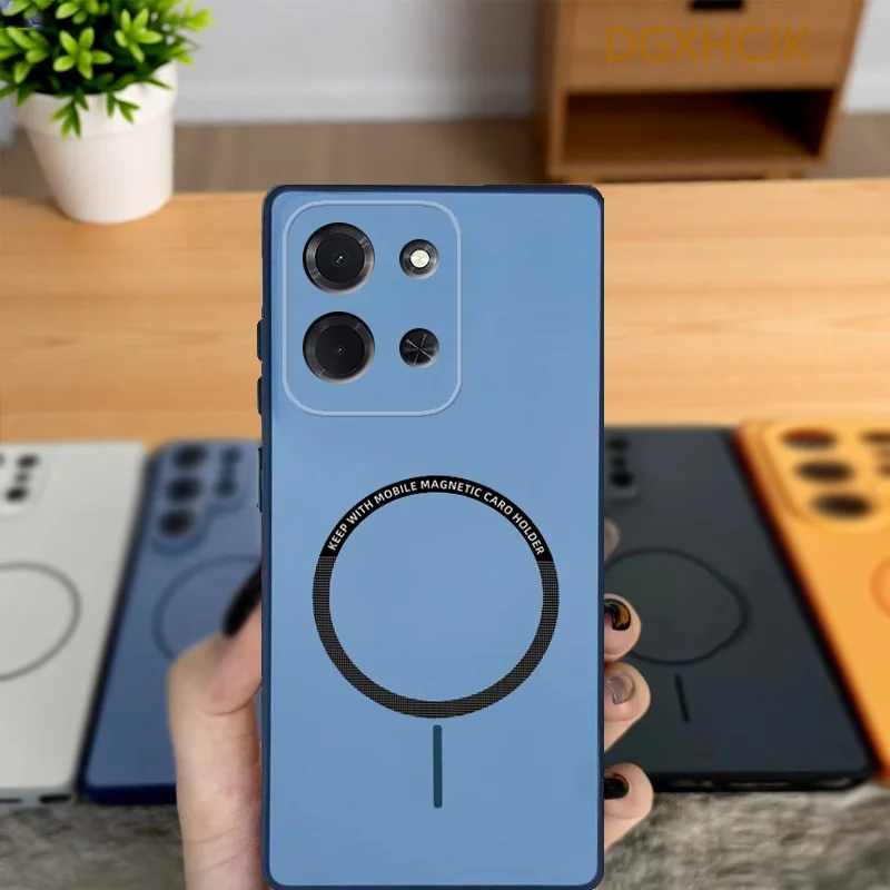 Xiaomi Poco Shookproof Magnetic Silicone Back Cover - Colorful & Durable Phone Protection