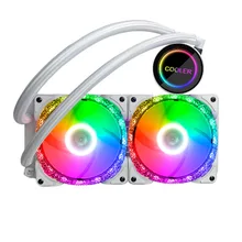 Nowe chłodzenie wodne chłodnica procesora komputer chłodnica wodna RGB Radiator zintegrowany wentylator chłodzący CPU Radiator LGA 1151/2011/AM3 +/AM4