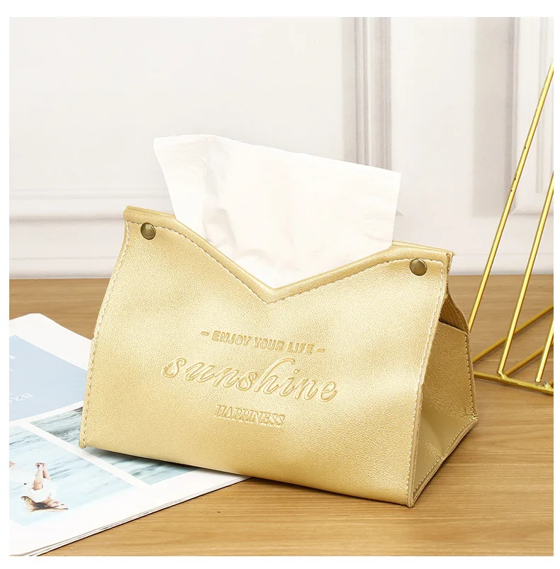 2026 Premium neue Luxus-Taschentuchbox aus Leder – elegantes kreatives Design für Hotelzimmer, Wohnzimmer und Heimdekoration – Detail 20