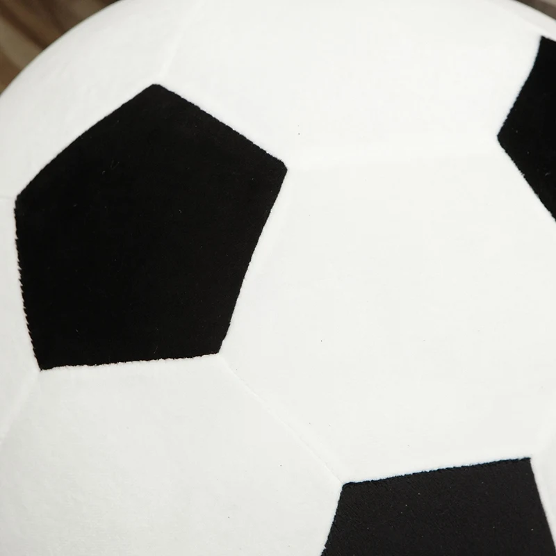 20cm/30cm/45cm Soft Football Shape Stuffed Doll Soccer Plush Toy Kids Baby Gift New Mascot Ball Party Room Decoration