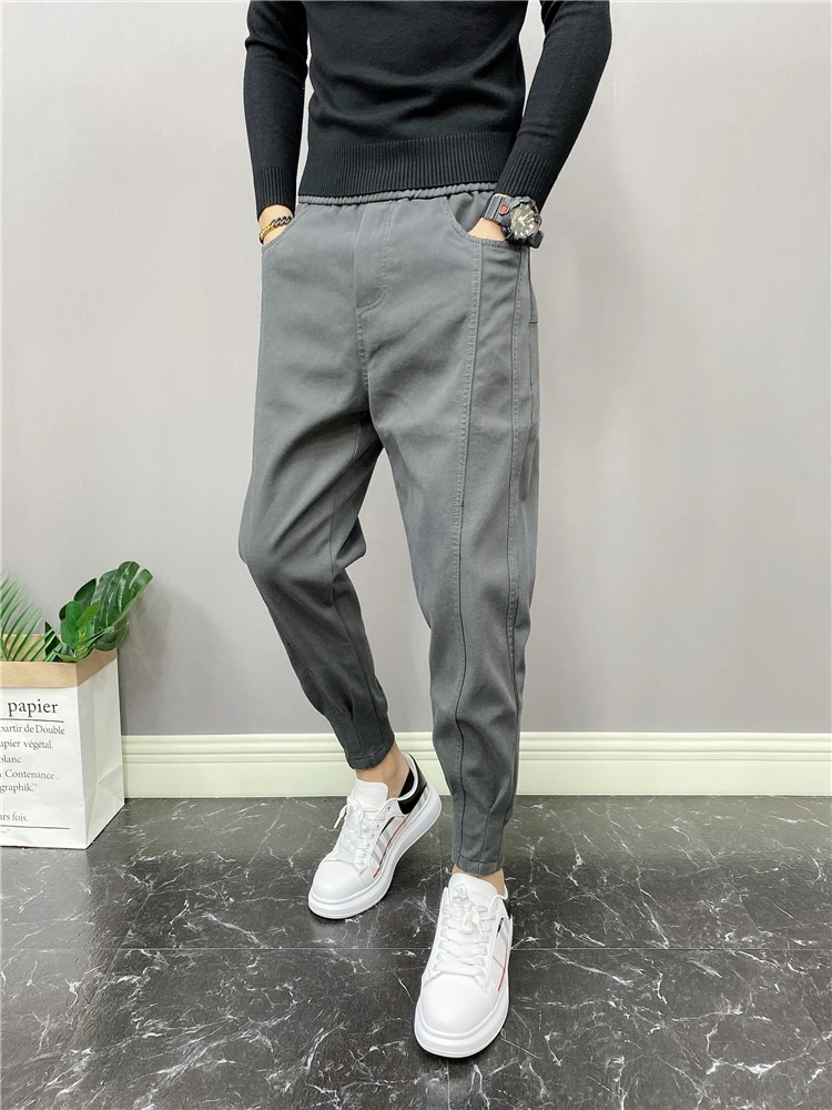 Description Picture 4 of itemSpring Autumn Stylish Japanese Streetwear Harajuku Fashion Harem Luxury Clothing Cargo Work Designer Casual Leggings Sweatpants