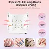 Rechargeable UV LED Nail Lamp 66W Cordless Nail Dryer for Gel Polish Professional Nail Art Manicure Tools for Home and Salon 5