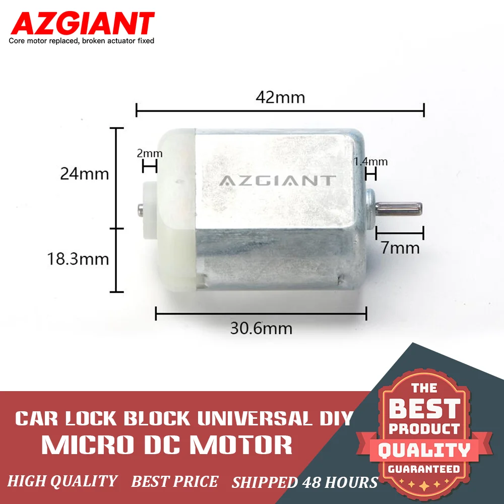 

1/2/3/4/5pc DC 12V High-Speed FC280 Flat Motor Carbon Brush Central Locking Door Lock Rearview Mirror Folding Micro Motor