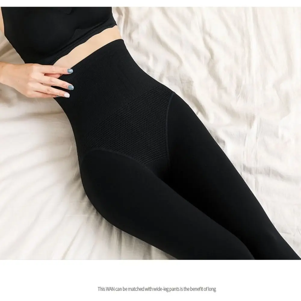 

Sexy Fleece Pantyhose Casual Butt Lift High Waist Warm Winter Tights Stockings Plush Up Plus Velvet Translucent Pantyhose Women