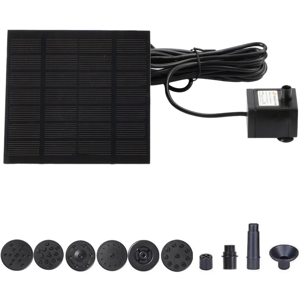 Solar Powered Fountain Water Pump for Garden Ponds