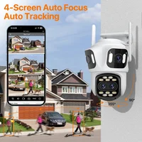 WONSDAR – caméra IP WiFi HD à quatre objectifs, Zoom 8X, caméra PTZ extérieure, suivi automatique, caméra de sécurité, vidéosurveillance ICSEE 3