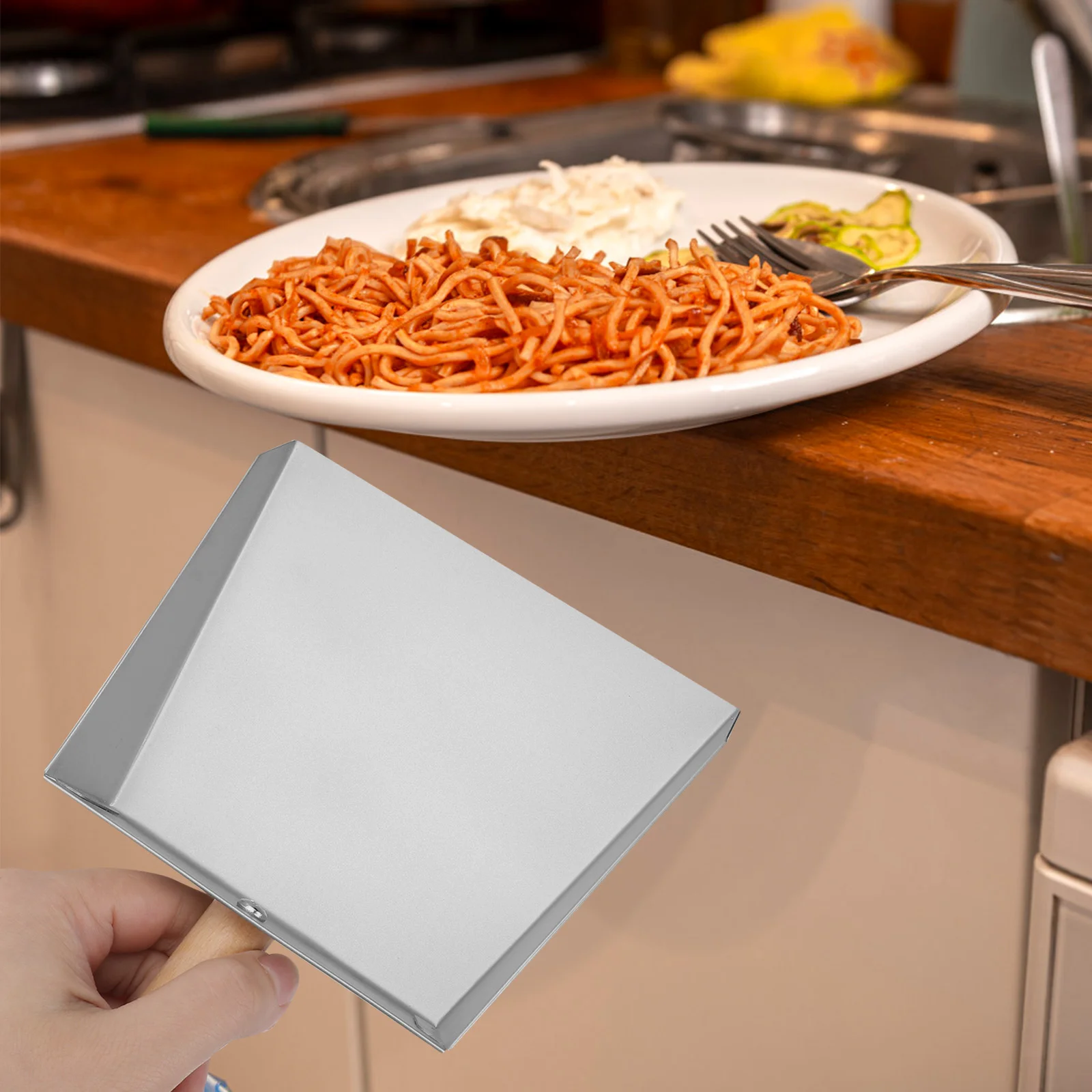 

Kitchen Table Dustpan Stainless Steel for Home Tabletop Small Mini Dustpans Office