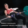 Barbell Pad with Cow Print for Hip Thrusts, Squats Lunges Neck & Shoulder Squat Bar Pad Cushion Support Foam for Extra Comfot 6