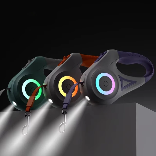 Retractable Dog Leash with LED 1