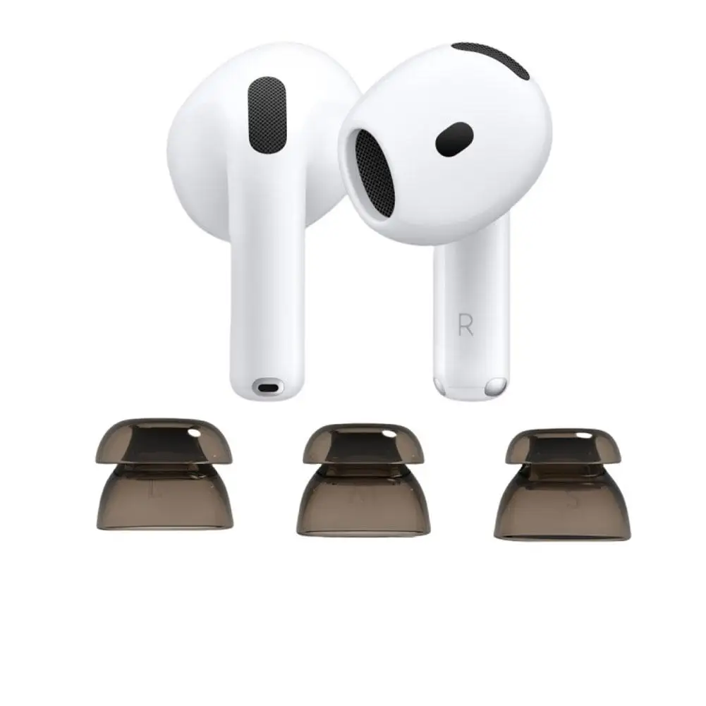 Enhanced Anti-Slip Silicone Ear Tip Covers for Noise Cancelling Earbuds