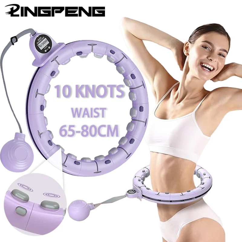 Exercise Hoops for Abdominal Tightening Weight Loss Waist and Belly Slimming Without Damaging Waist