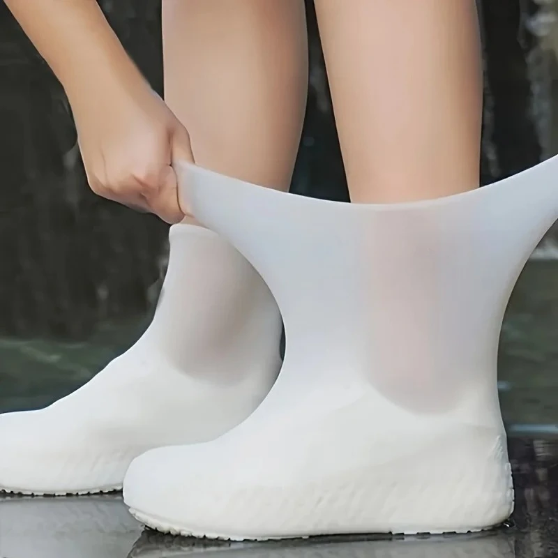 Waterproof Silicone Shoe Covers - Unisex Reusable Rain Protectors