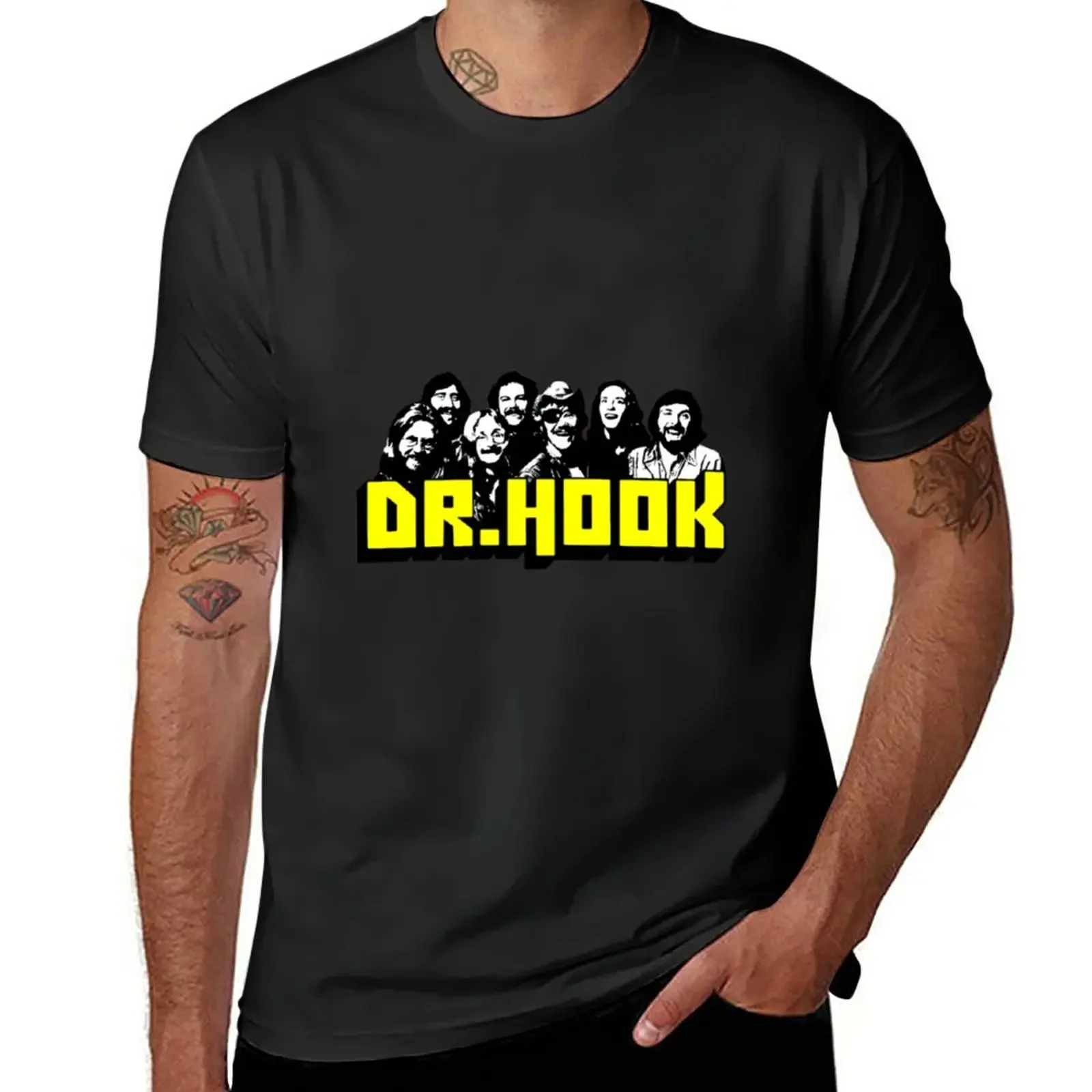 

Dr Hook Shirt, Sticker, Mask T-Shirt plus size tops summer clothes sports fans mens graphic t-shirts