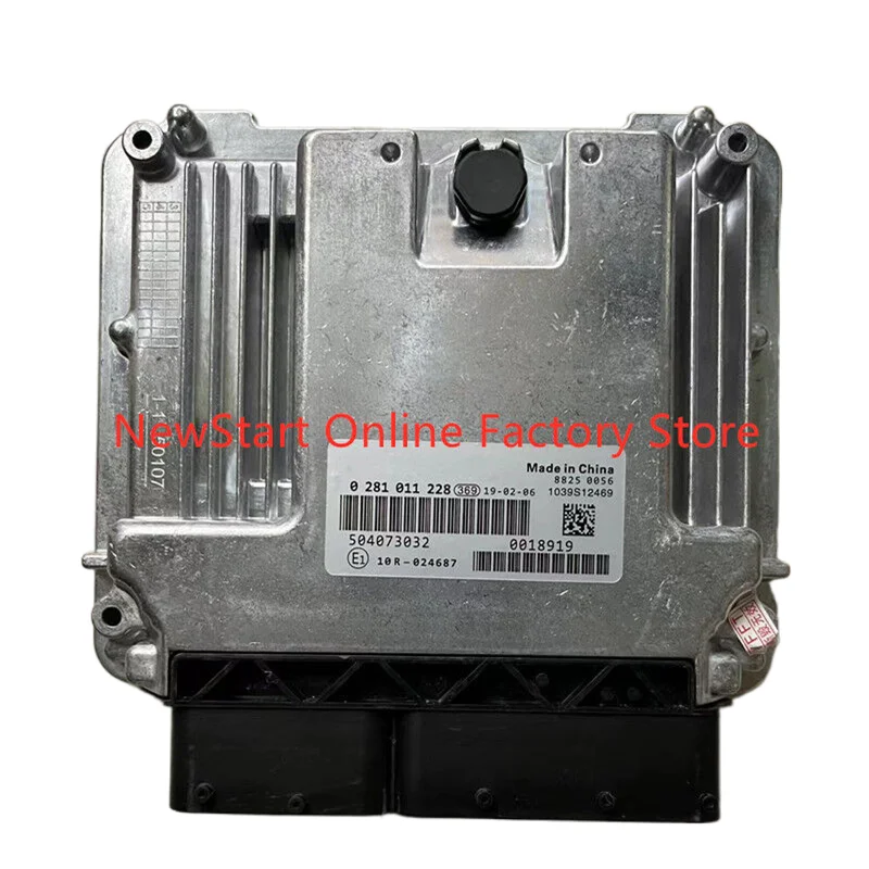 0281011228 New ECU Original Engine Computer Board Electronic Control Unit ED16 504073032 fit for Iveco