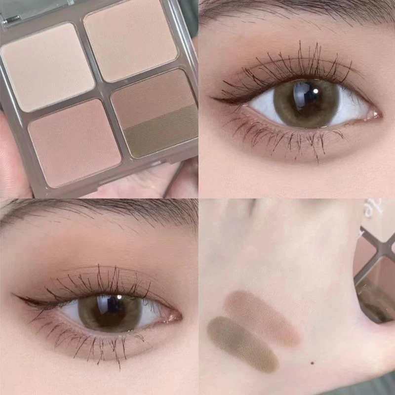 5-color Eye Shadow Palette Shiny Eye Shadow Matte Shiny Waterproof High Pigment Mixed Powder Makeup Tray eye shadow eye shadow plate