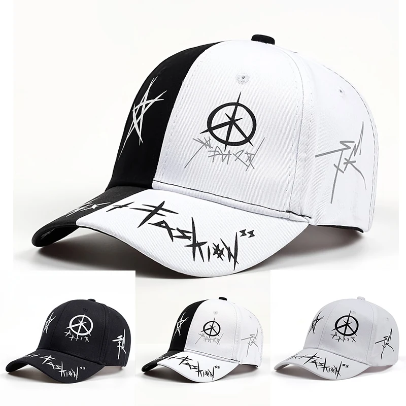 Unisex Letter Pattern Printing Snapback Baseball Caps Spring and Autumn Outdoor Adjustable Casual Hats Sunscreen Hat baseball cap baseball hats baseball caps