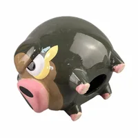Pig Piggy Bank Deposit Box Safe Hidden Creative Ceramic Piggy Bank Gift Money Saving Pig Coin Bank 2