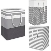 New Waterproof Fabric Laundry Basket Simple Clothes Sundries Storage Box Foldable Bag Large Capacity Laundry Basket 5