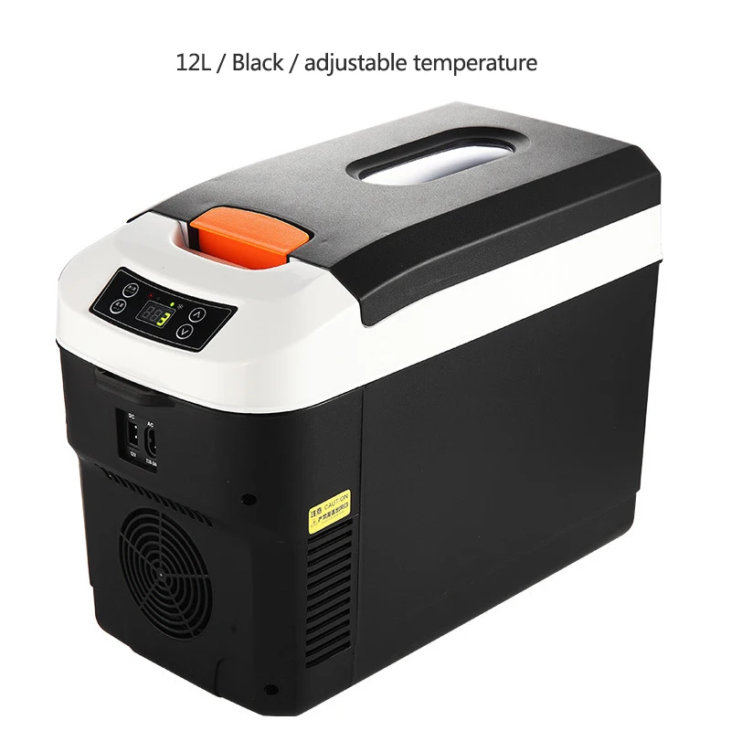 Portable Mini Fridge 12L Car Refrigerator Freezer Cooler Home Car Use  Skincare Cosmetic Storing Case Food Drink Nevera - AliExpress