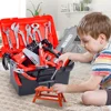 Kids Pretend Play Toy Tools Kit Drill Power Construction Toy Children's Tool Set with Electric Toy for Toddler Boys Girls Child 5