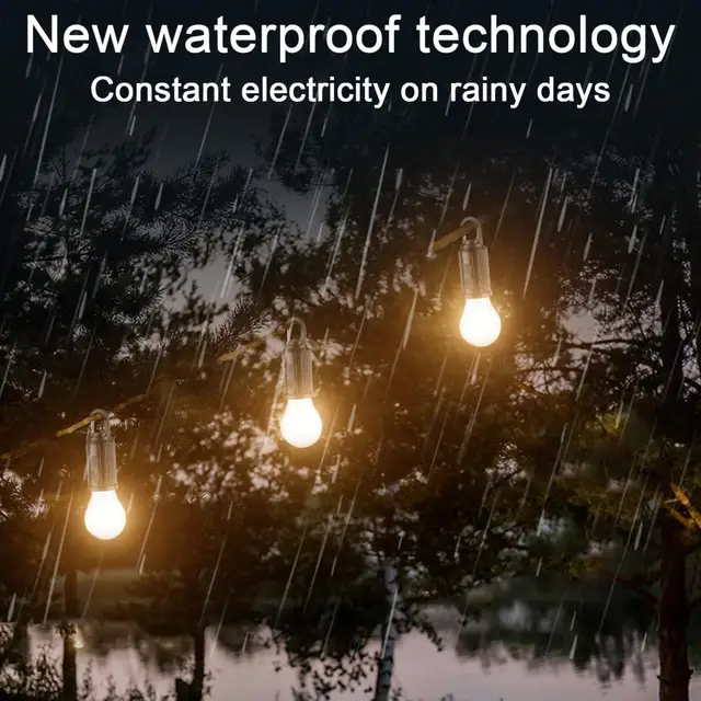 Solar-Powered Portable LED Camping Lantern 2