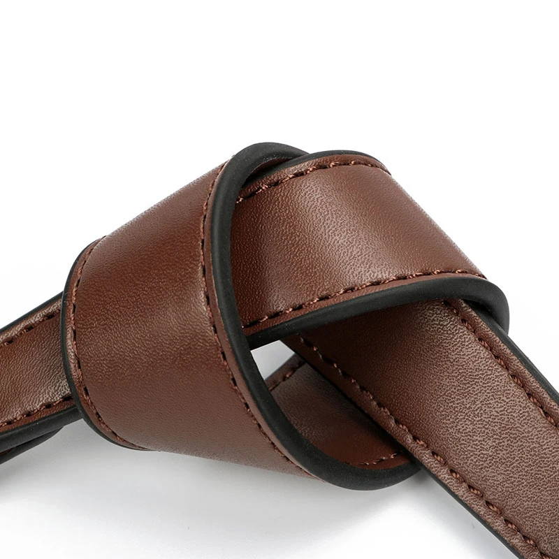 Tracolla In Pelle Con Catena Dorata Per Borsa – 41 Cm, Larghezza 3,5 Cm – Cinghia Di Ricambio Universale Per Borse E Pochette