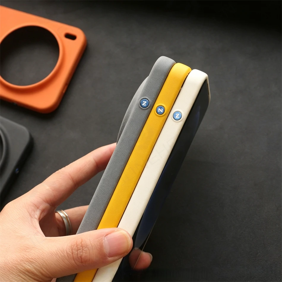 Luxury Frosted Sandstone Slim Magnetic Anti-Fingerprint Case with MagSafe Charging Compatibility