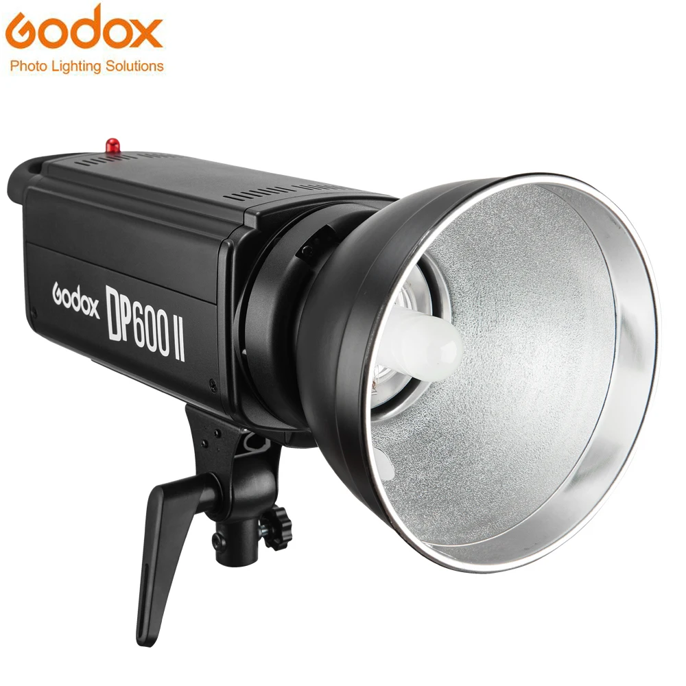 

Godox DP600II GN80 с системой X студийная вспышка Speedlite фотовспышка 110 В или 220 В Входная мощность 600WS с лампой и стандартным отражателем